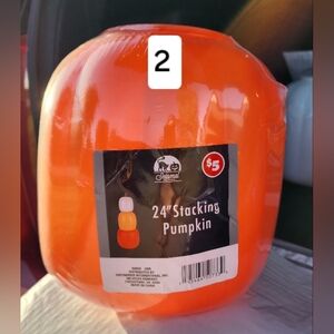 NEW Halloween Dollar Tree Stacking Pumpkins Multicolor